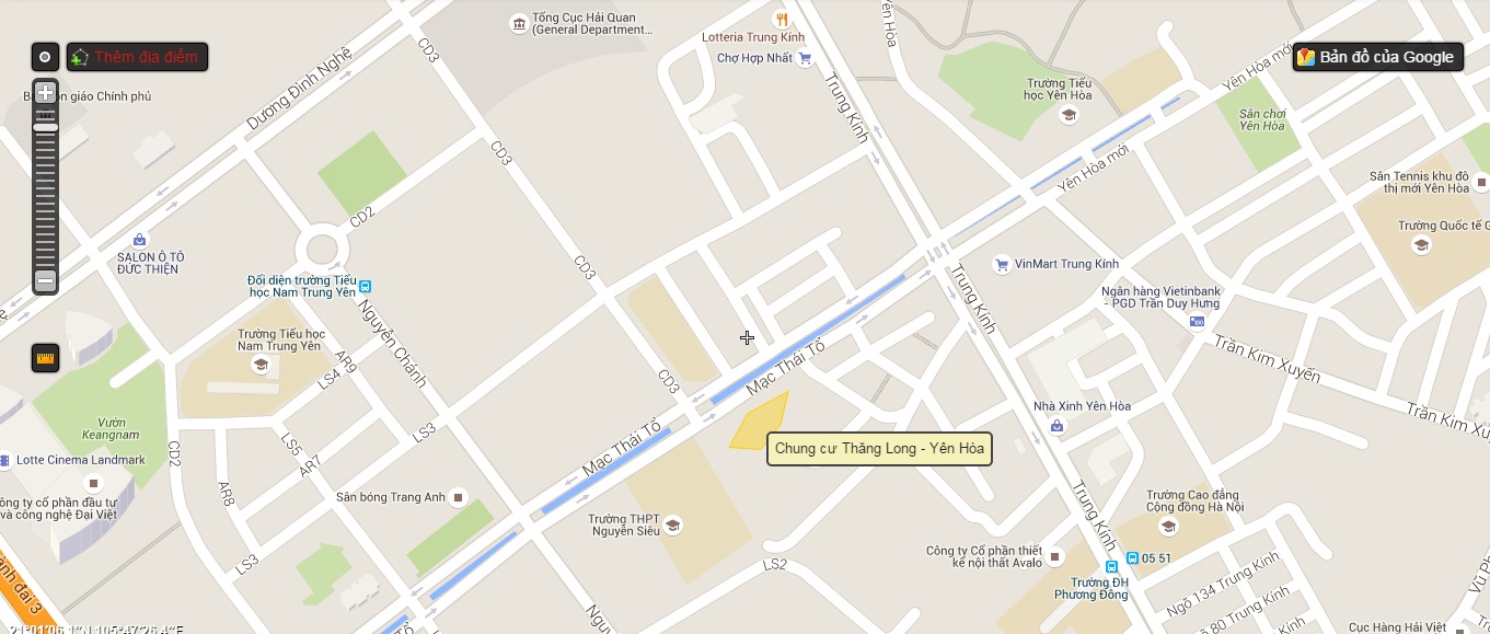 Chung cư Thăng Long Yên Hòa